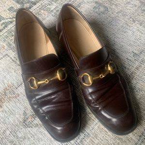 Vintage Gucci Women’s Leather Loafers